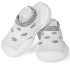 Slip-On Shoes Polka Dots Grey