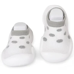 Slip-On Shoes Polka Dots Grey