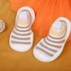 Slip-On Shoes Striped Brown