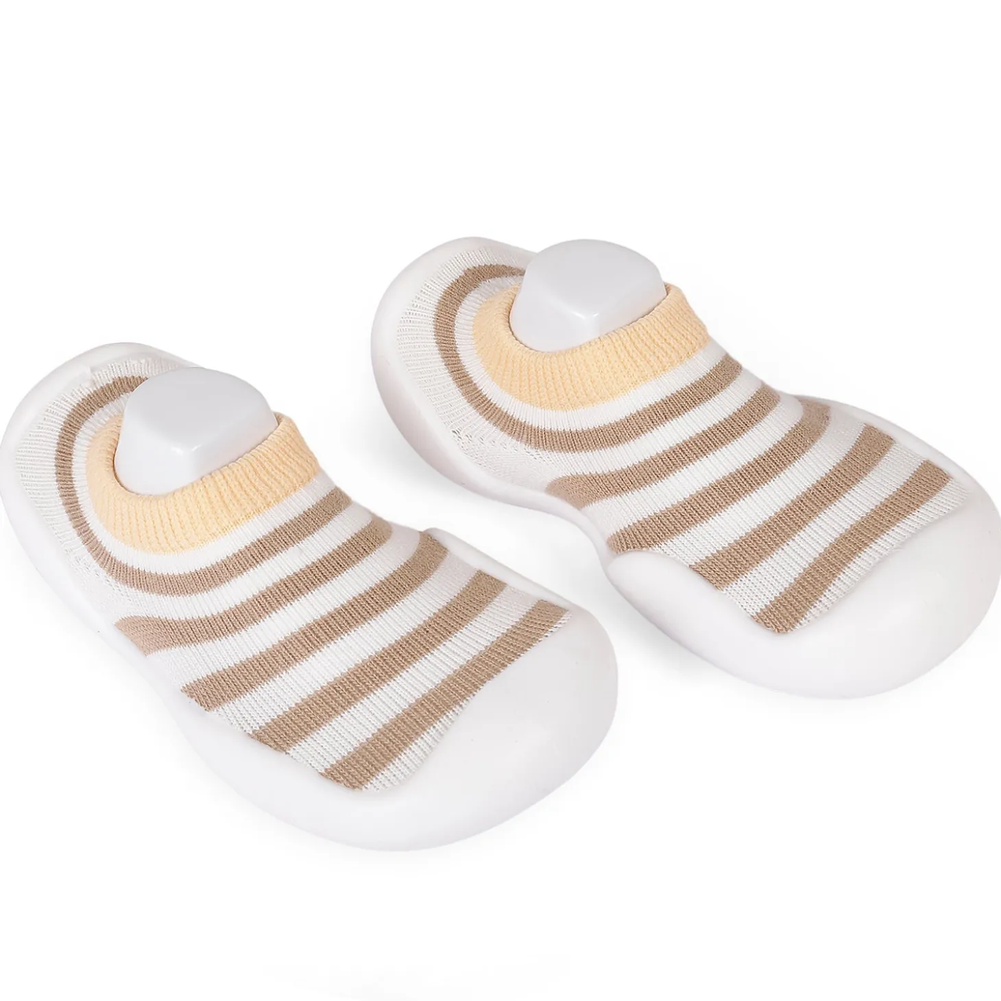 Slip-On Shoes Striped Brown