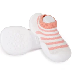 Slip-On Shoes Striped Peach