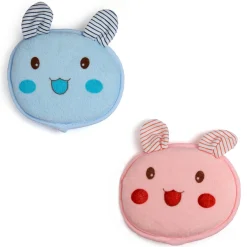 Smart Bunny Red And Blue 2 Pk Bath Sponge Pad With Handle
