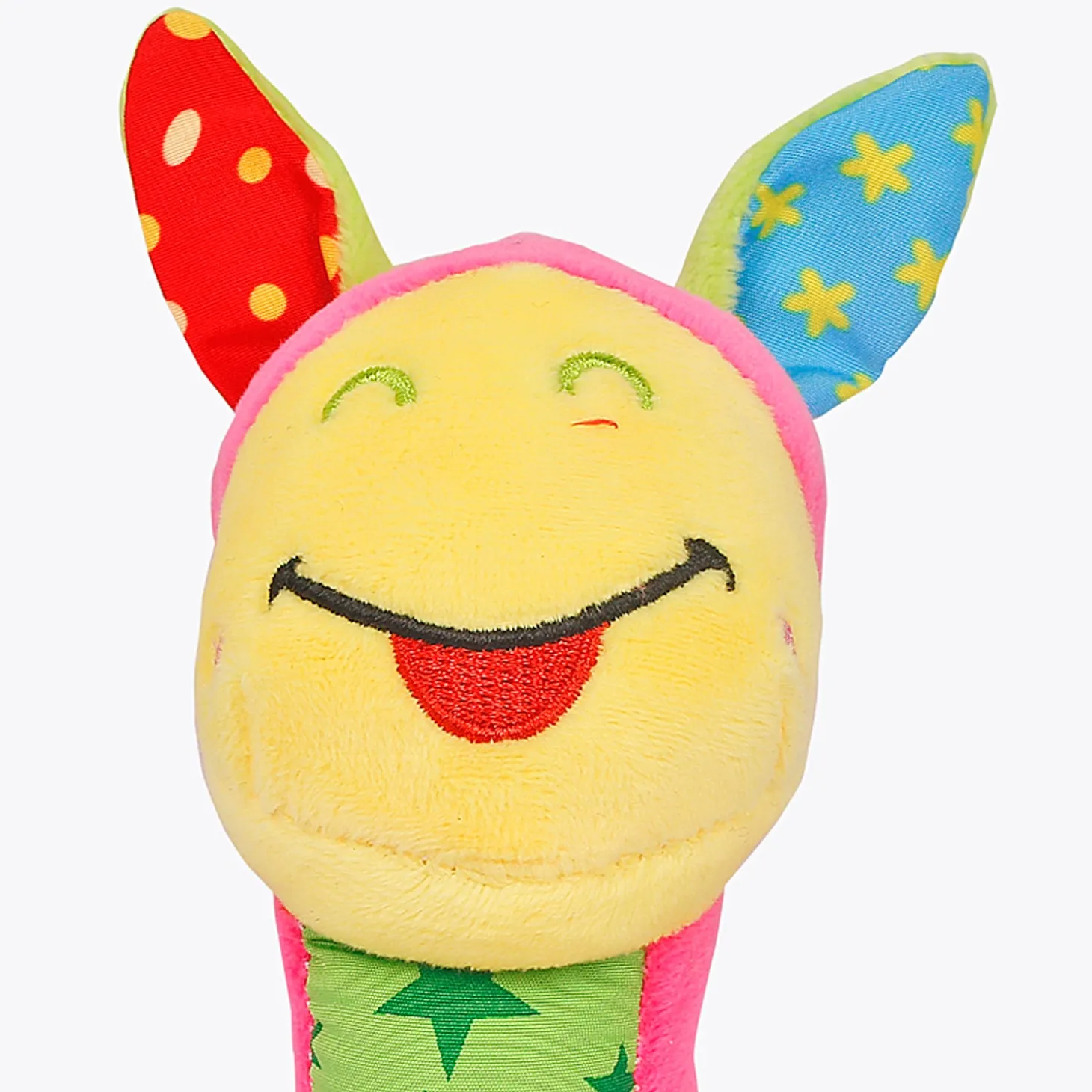 Smiling Star Pink Rattle