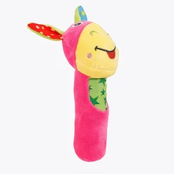 Smiling Star Pink Rattle