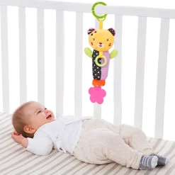 Smiling Star Purple Hanging Toy With Teether