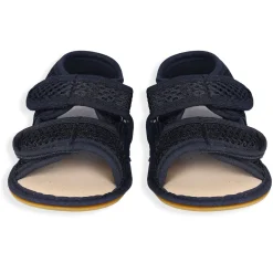 Solid Hookloop Comfortable Anti-skid Floater Sandals - Black