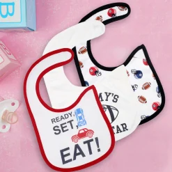 Sporty Multicolour 3 Pk Bibs
