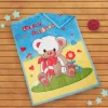 Star Bear Multicolour Double Sided Fur Blanket