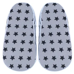 Star Casual Sneakers Soft Sole Anti-Skid Slip-On Booties - Grey