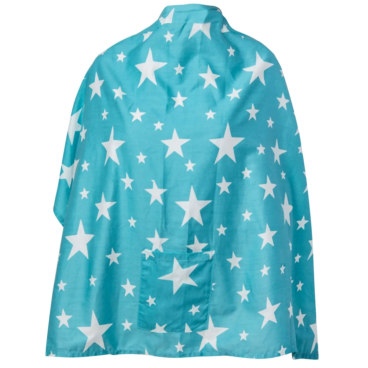 Star Cotton Breastfeeding Infant Nursing Cover Blue