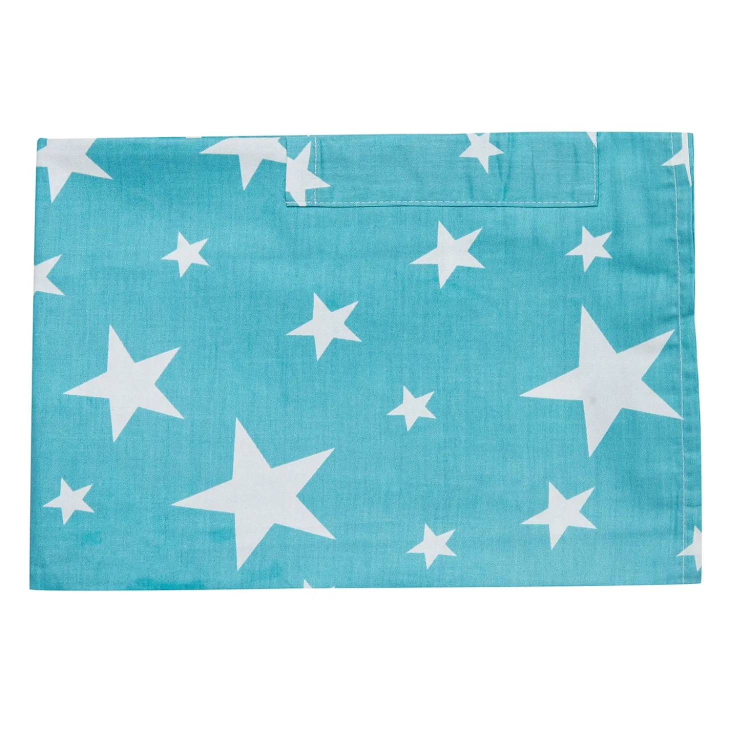 Star Cotton Breastfeeding Infant Nursing Cover Blue