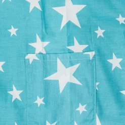 Star Cotton Breastfeeding Infant Nursing Cover Blue