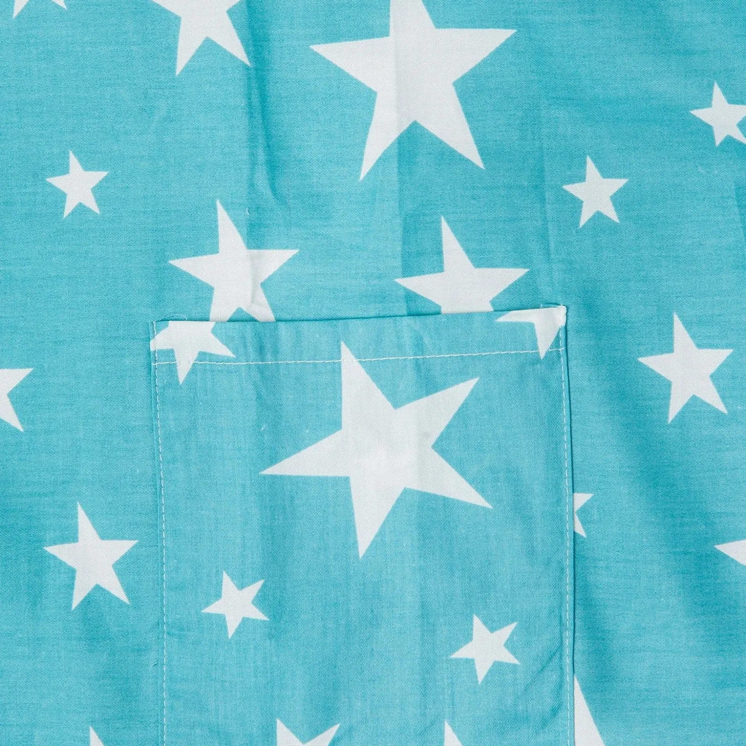 Star Cotton Breastfeeding Infant Nursing Cover Blue