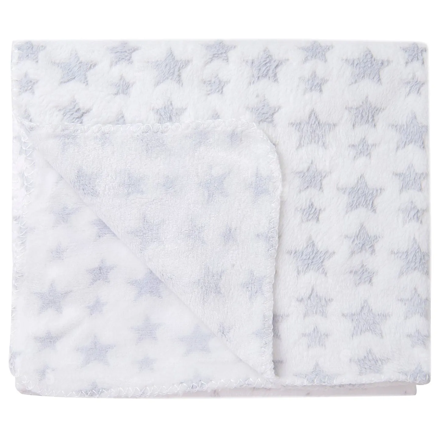 Star Elephant Soft Cozy Plush Toy Blanket Grey