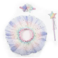 Star Multicolour Pastels Tutu Skirt And Accessory Set