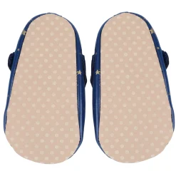 Star Premium Girls Soft Anti-Slip Ballerina Shoes - Navy Blue