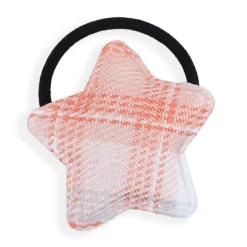 Star Rubber Bands Hair Elastic 2 Pcs - Peach