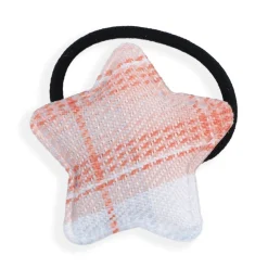 Star Rubber Bands Hair Elastic 2 Pcs - Peach
