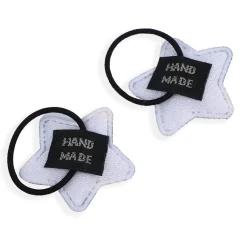 Star Rubber Bands Hair Elastic 2 Pcs - Blue