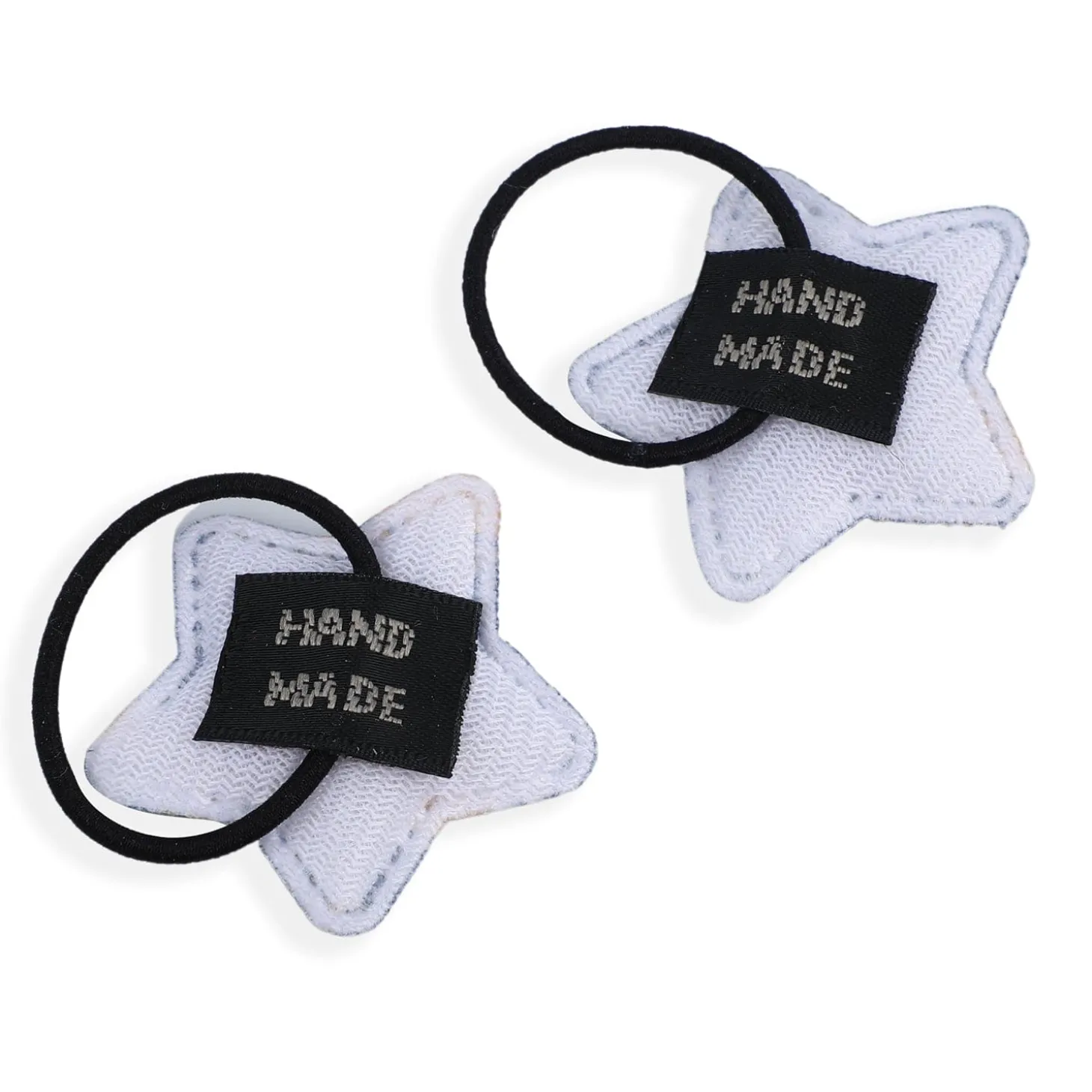 Star Rubber Bands Hair Elastic 2 Pcs - Blue