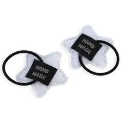 Star Rubber Bands Hair Elastic 2 Pcs - Green