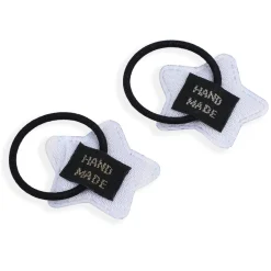 Star Rubber Bands Hair Elastic 2 Pcs - Purple
