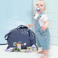 Starry Navy Blue Diaper Bag