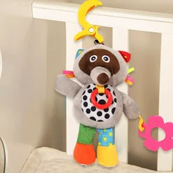 Star's Favourite Grey Hanging Pulling Toy With Teether
