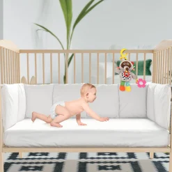 Star's Favourite Grey Hanging Pulling Toy With Teether
