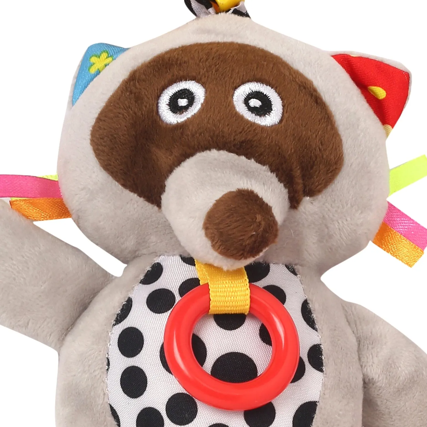 Star's Favourite Grey Hanging Pulling Toy With Teether
