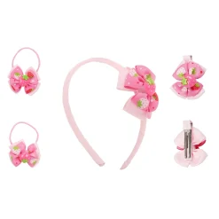 Strawberry Pink Headband Set