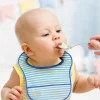 Striped Blue 2 Pk Bibs