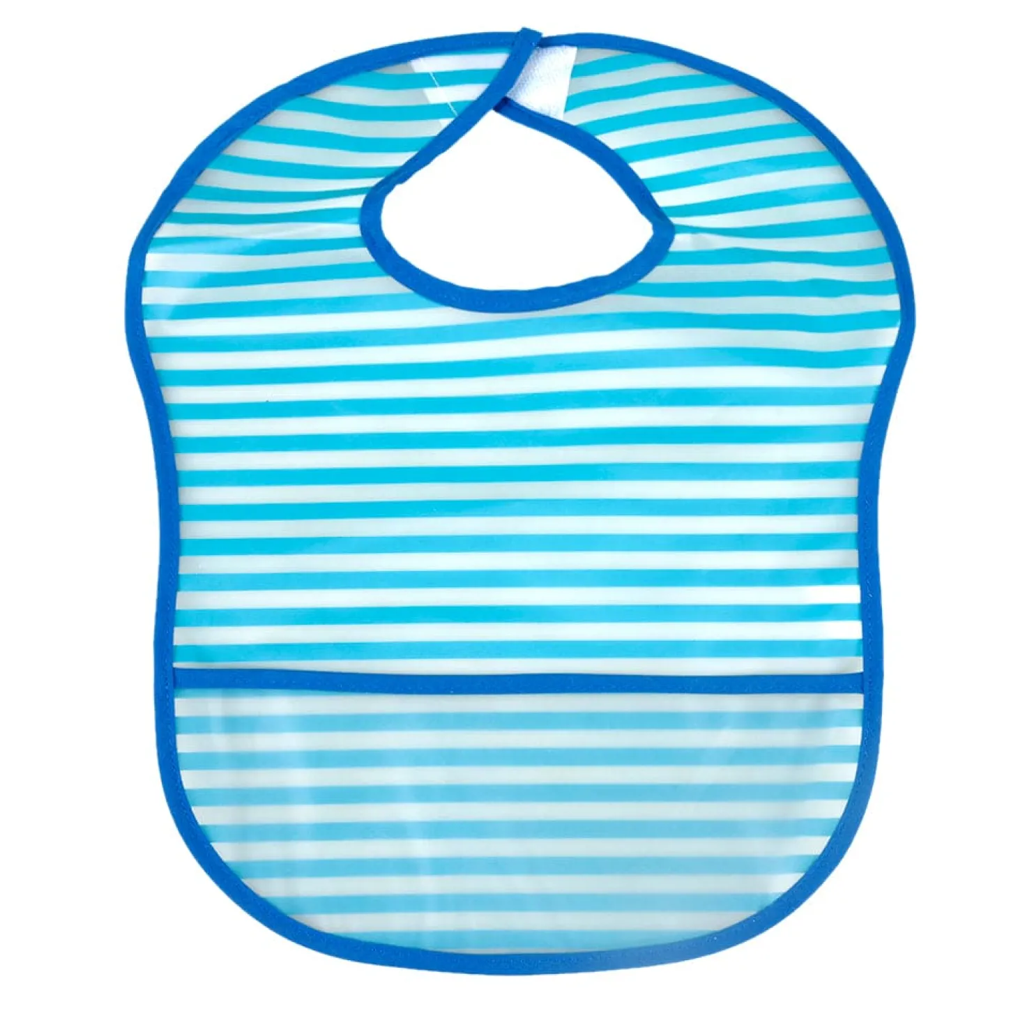 Striped Blue 2 Pk Bibs