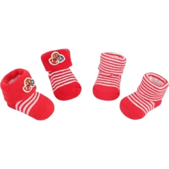 Striped Red 2 Pk Socks