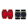 Striped Red, Black 2 Pk Baby Cushioned Kneepad