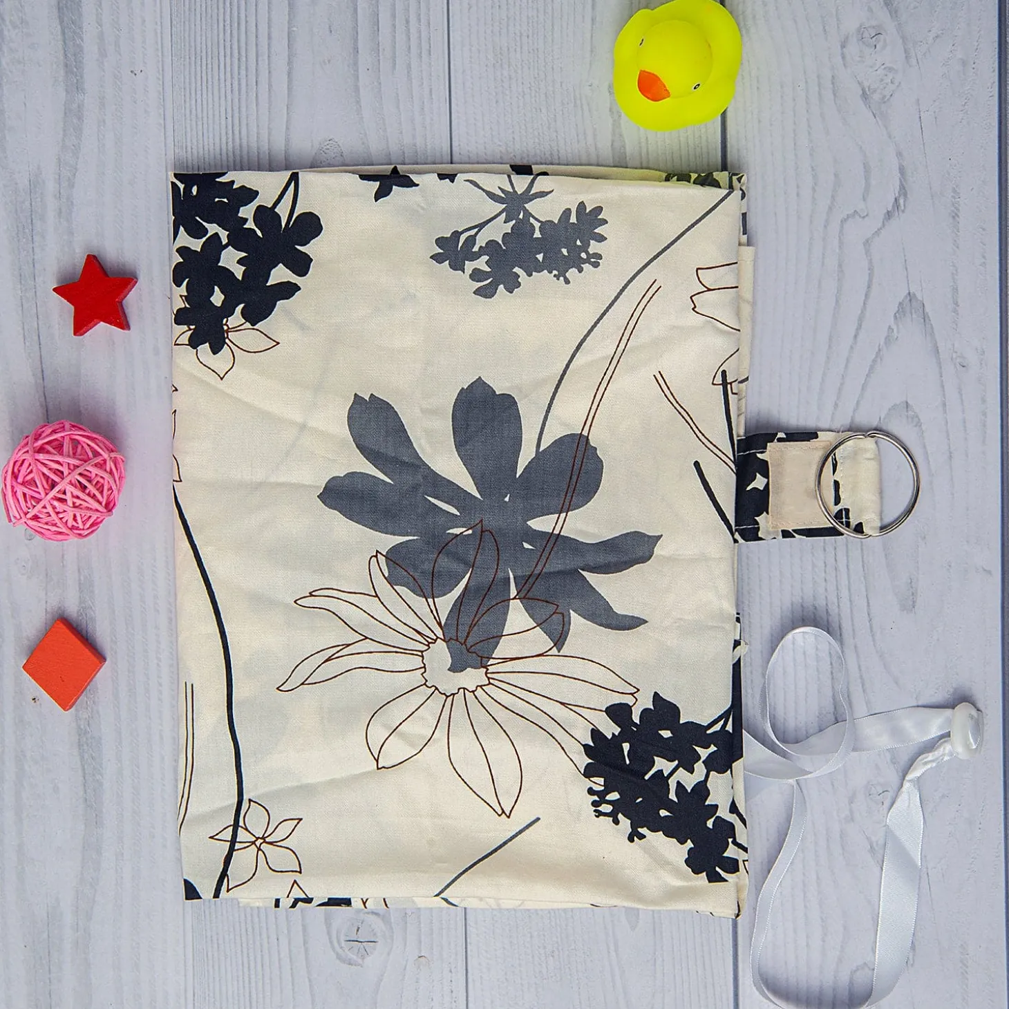Sunflower Cotton Breastfeeding Infant Nursing Cover Cream