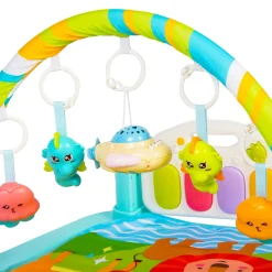 Sunny Zoo Day Multicolour Piano Activity Gym