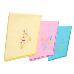 Swaddle Wrapper Pack Of 3 Teddy Multicolour
