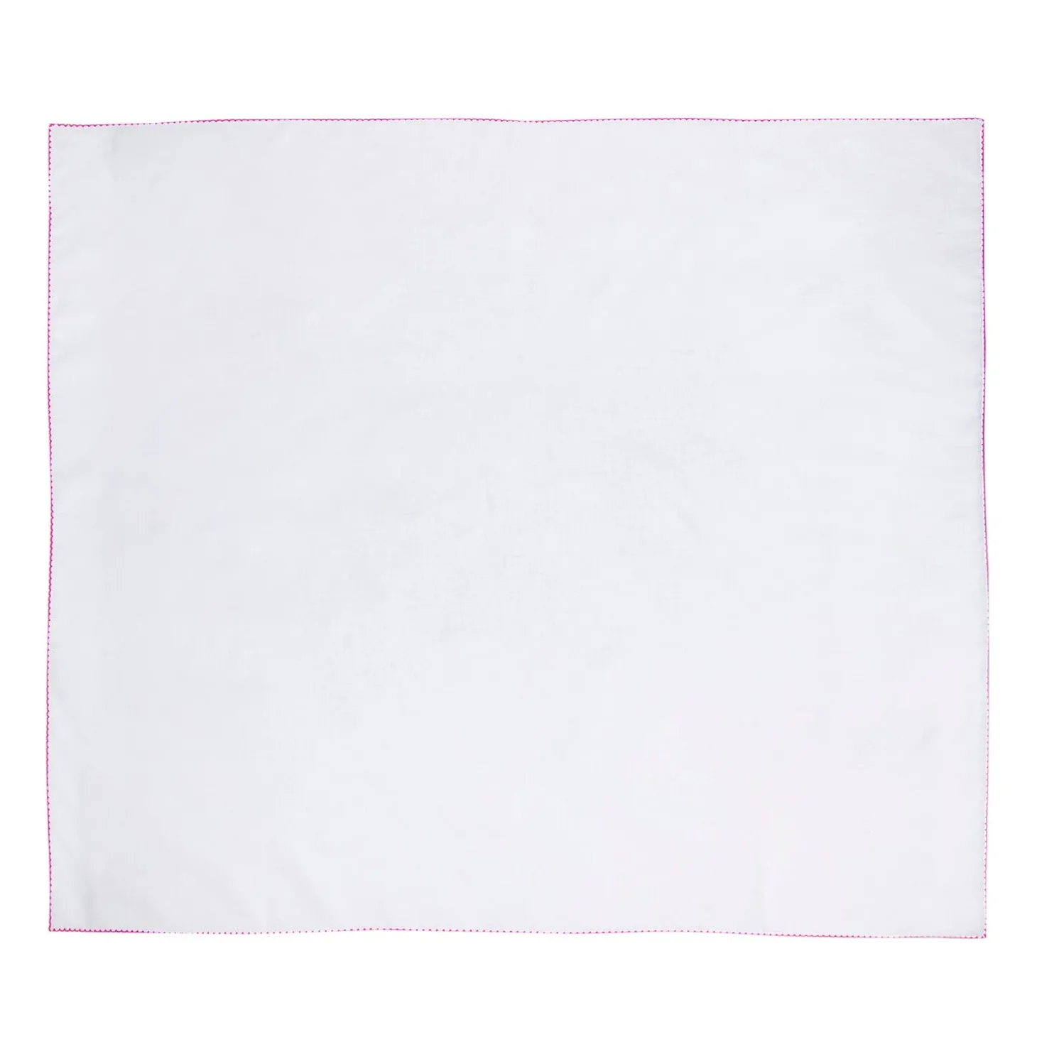 Swaddle Wrapper Pack Of 3 White With Colour Border Pink Orange Blue