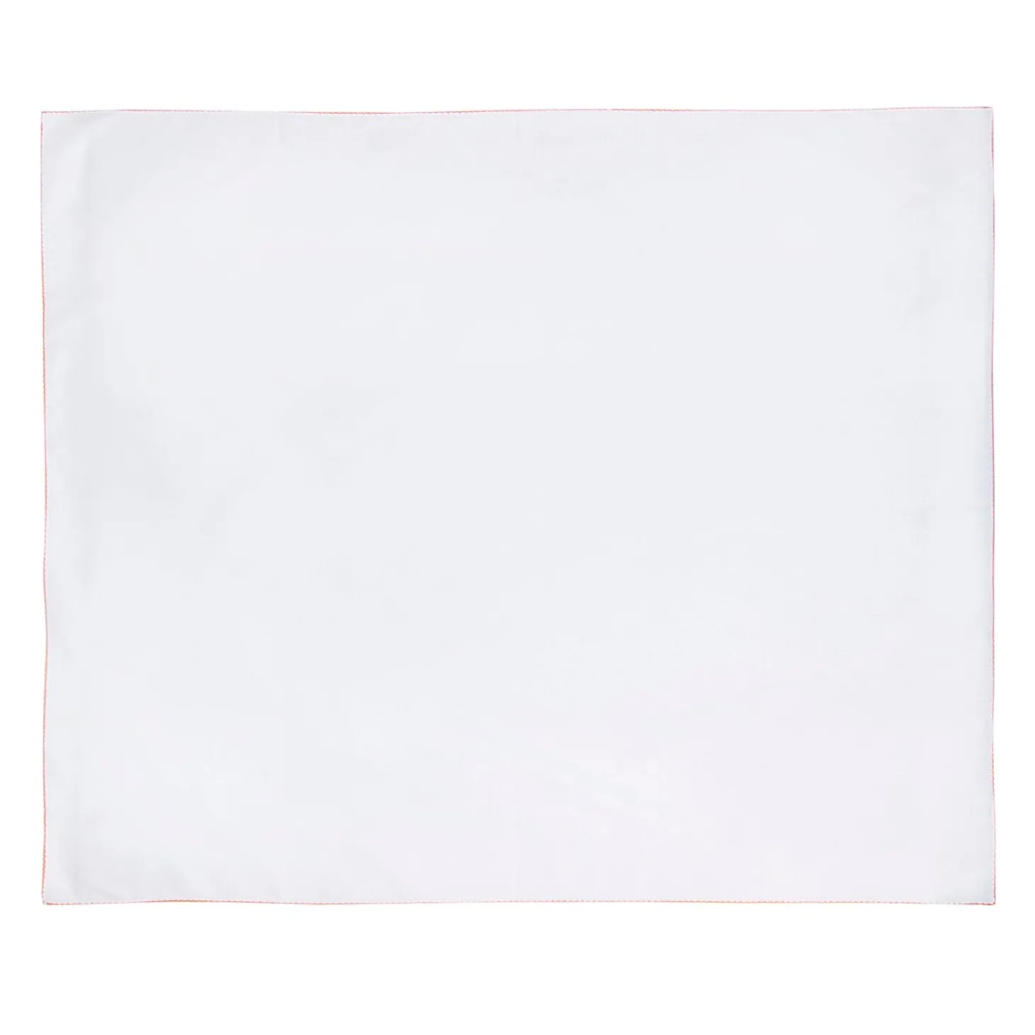 Swaddle Wrapper Pack Of 3 White With Colour Border Pink Orange Blue