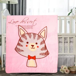 Sweet Tooth Pink One Ply Blanket