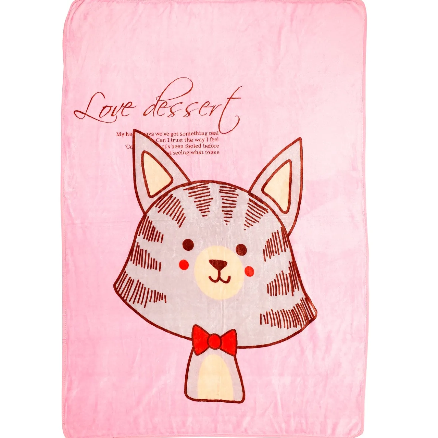 Sweet Tooth Pink One Ply Blanket