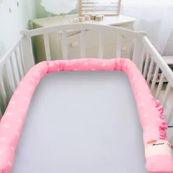 Sweetheart Pink Cot Bumper