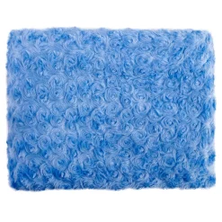 Swirl Blue Fur Blanket