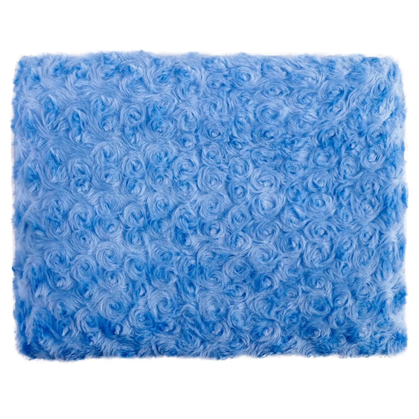 Swirl Blue Fur Blanket