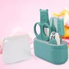 Teal Grooming Kit of 5 Pcs with a Nail Clipper