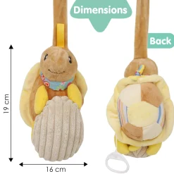 Tortoise Yellow Hanging Pulling Toy