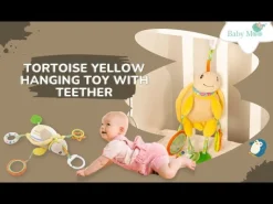 Tortoise Yellow Hanging Toy With Teether