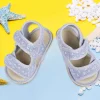 Triangle Comfortable Anti-skid Floater Sandals - Grey
