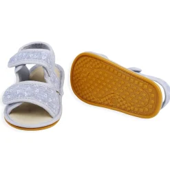 Triangle Comfortable Anti-skid Floater Sandals - Grey